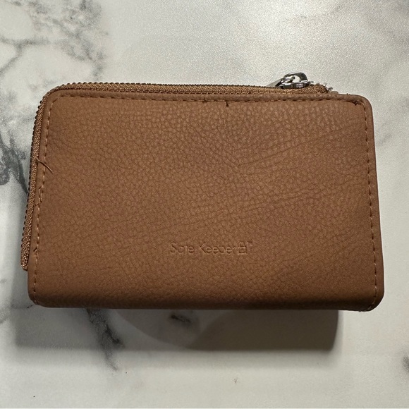 Safekeeper brown wallet trifold wallet with many card holders rfid safe - Picture 2 of 7